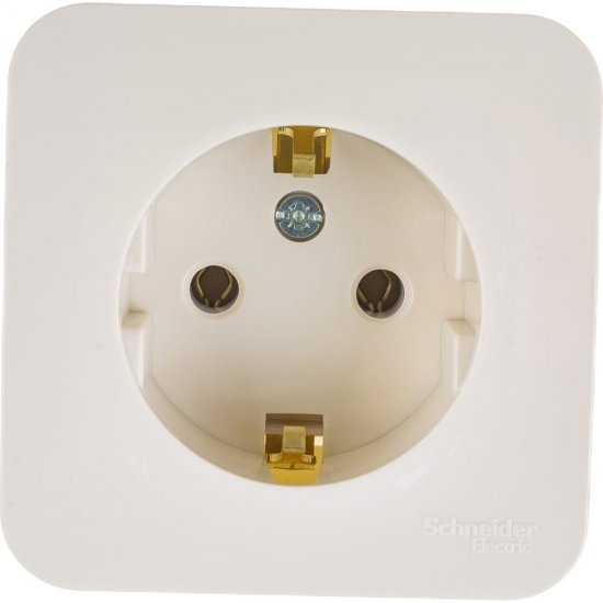 Одноместная розетка Systeme Electric Blanca