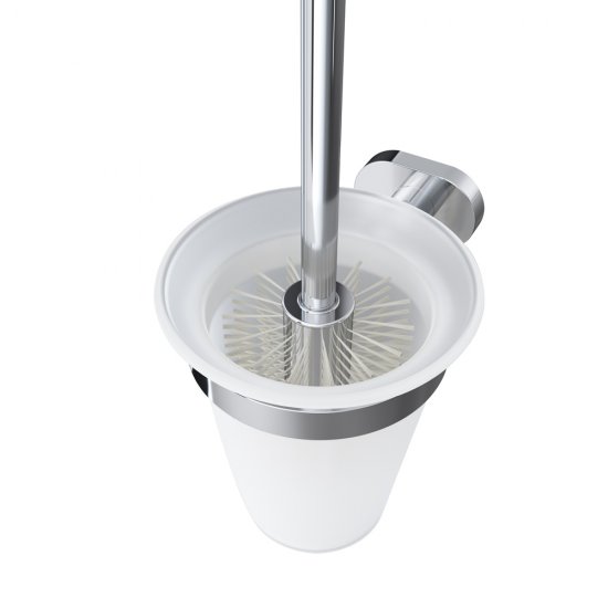 Ершик для унитаза AM.PM Sense L подвесной стекло/металл хром (A7433300)