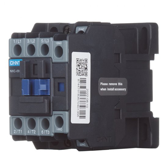 Контактор модульный Chint NXC-09 220 В 9 А тип AC 1НО+1НЗ (836704)