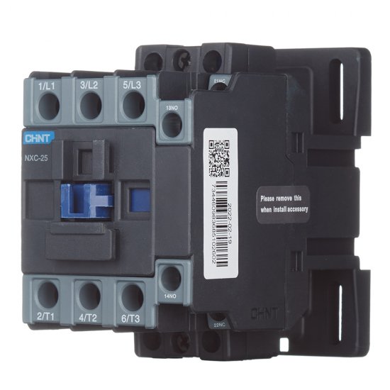 Контактор модульный Chint NXC-25 220 В 25 А тип AC 1НО+1НЗ (836851)
