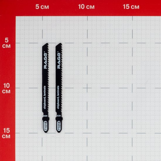 Пилки для лобзика Rage by Vira T101B (552027) по дереву L75 мм чистый рез (2 шт.)