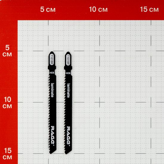 Пилки для лобзика Rage by Vira T101BR (552033) по дереву L75 мм чистый рез (2 шт.)
