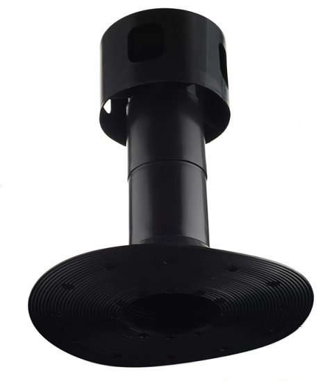 Аэратор точечный Поливент Премиум Ultra-110 d110 мм для плоской кровли черный