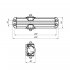 Доводчик дверной Fuaro DC20-5/TS-68 (50-110 кг) серый