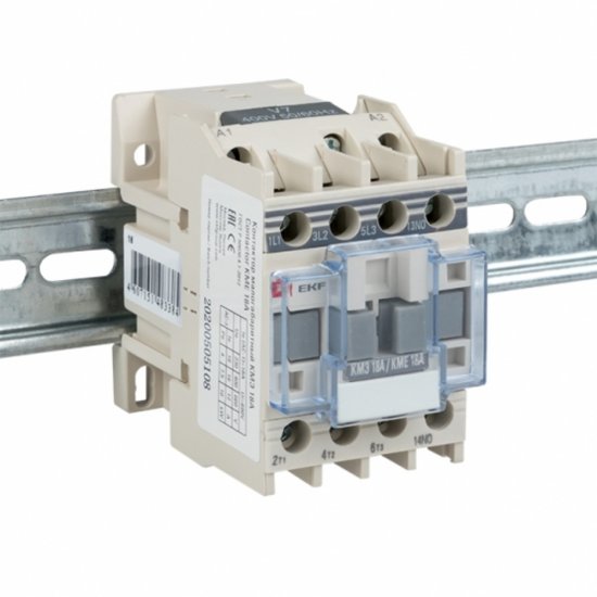 Контактор модульный EKF PROxima (ctr-s-18-36) 36 В 18 А тип AC 3P малогабаритный