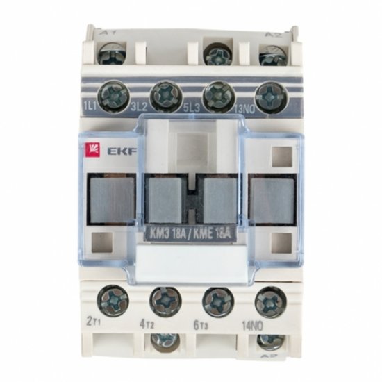 Контактор модульный EKF PROxima (ctr-s-18-36) 36 В 18 А тип AC 3P малогабаритный