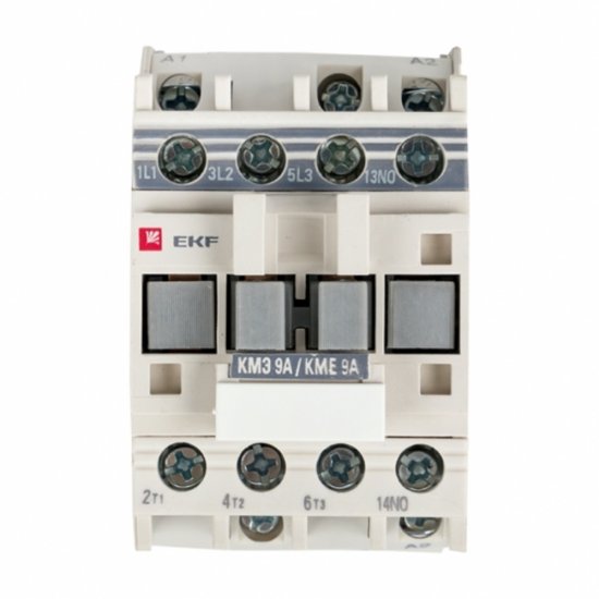 Контактор модульный EKF PROxima (ctr-s-9-24-nc) 24 В 9 А тип AC 3P малогабаритный