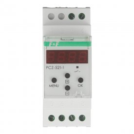 Реле времени модульное F&F PCZ-521-1 230 В 16 А тип AC/DC 1НО+1НЗ (EA02.002.010)