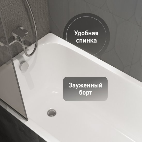 Ванна чугунная Lavelly Voda 170х75 см без ножек