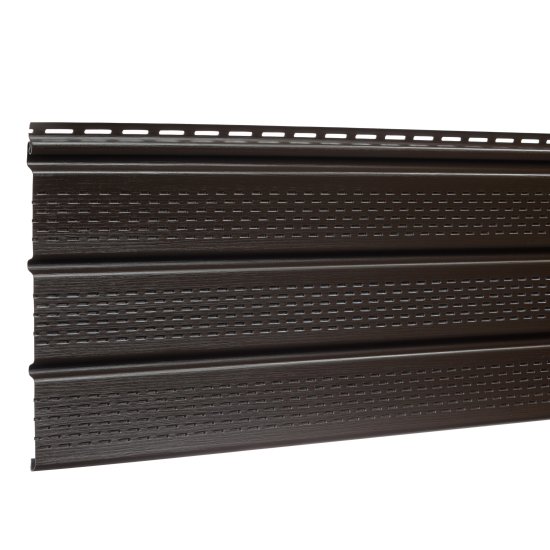 Софит ПВХ перфорированный Docke Standard шоколад 3000х305 мм