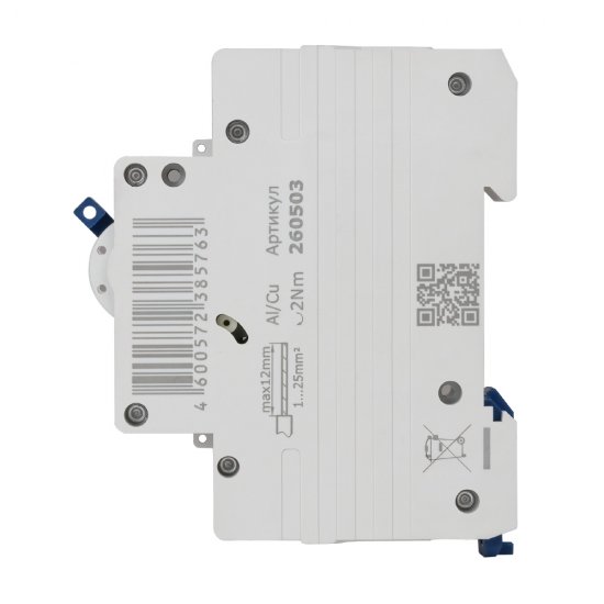 Автоматический выключатель модульный КЭАЗ OptiDin 1P 16А тип C 6 кА 220 В (260503)