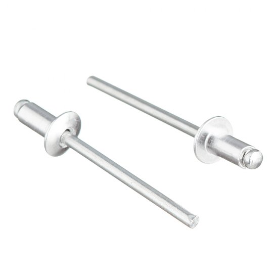 Заклепка вытяжная 4,0x8 мм алюминий/сталь (1000 шт.)