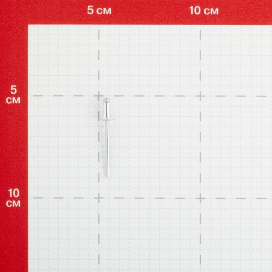 Заклепка вытяжная 4,0x8 мм алюминий/сталь (1000 шт.)