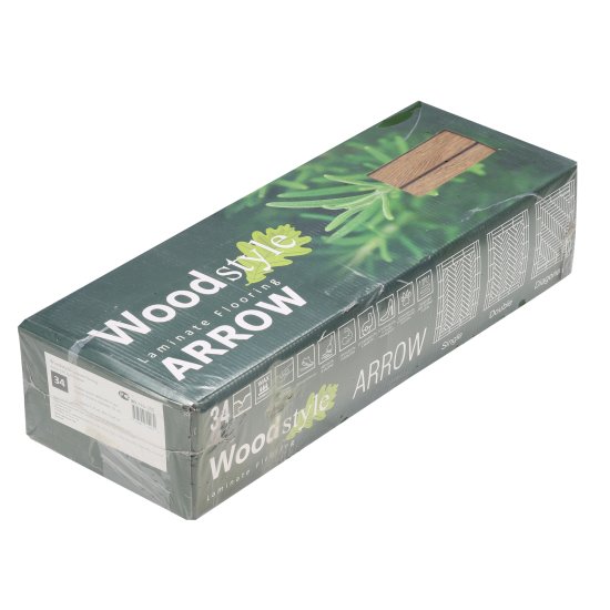 Ламинат 34 класс Woodstyle Arrow дуб импакт 1,32 кв.м 12 мм с фаской художественный