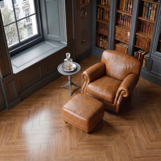 Ламинат 34 класс Woodstyle Arrow дуб компаунд 1,32 кв.м 12 мм с фаской художественный