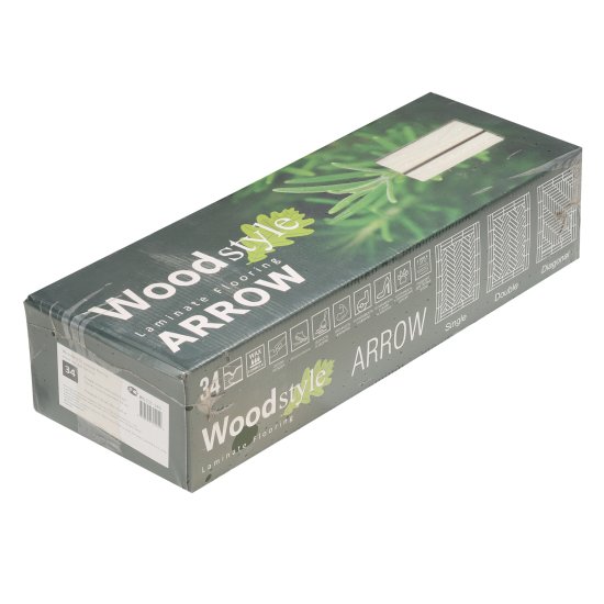 Ламинат 34 класс Woodstyle Arrow дуб лонгбоу 1,32 кв.м 12 мм с фаской художественный