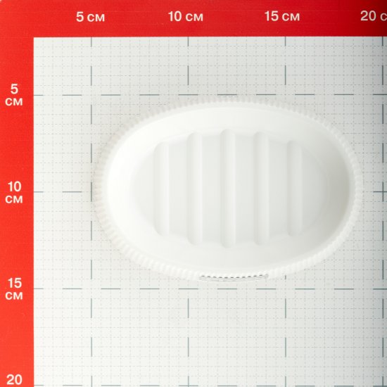 Мыльница для ванной Fixsen White Boom настольная пластик белая (FX-412-4)