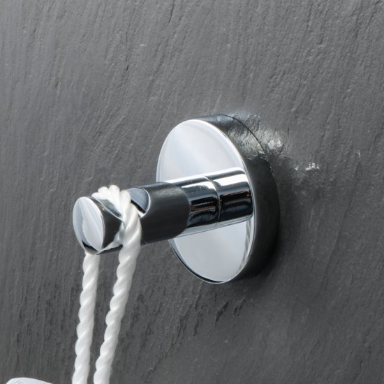 Крючок для ванной Fixsen Hotel одинарный на шуруп металл хром (FX-31005B)