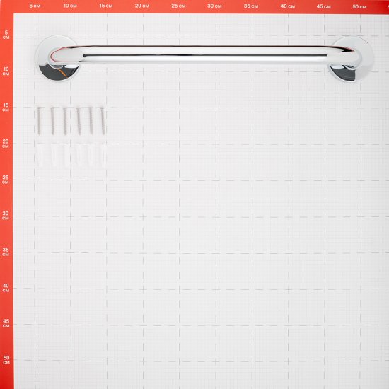 Поручень для ванной Fixsen Hotel 405 мм нержавеющая сталь хром (FX-31017)