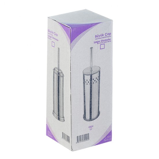 Ершик для унитаза Fixsen Hotel напольный металл/пластик хром (FX-34013)