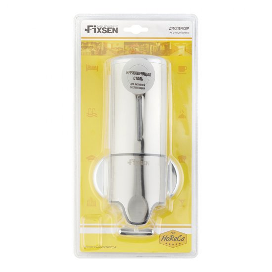 Диспенсер для мыла Fixsen Hotel 500 мл нержавеющая сталь хром (FX-31012A)