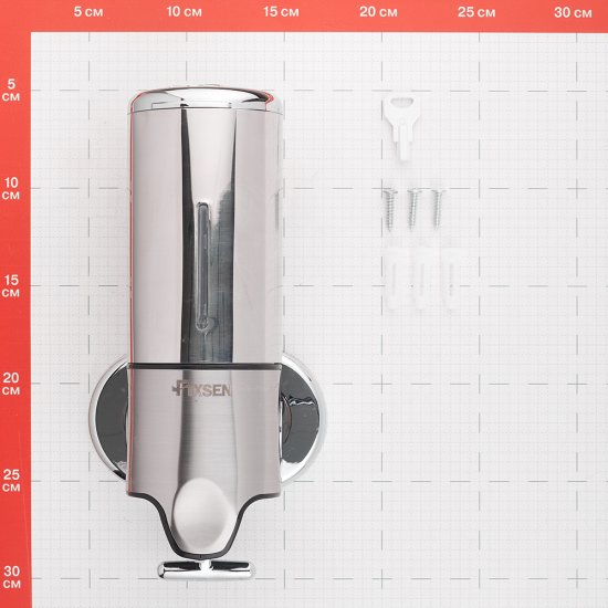 Диспенсер для мыла Fixsen Hotel 500 мл нержавеющая сталь хром (FX-31012A)