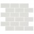 Мозаика Starmosaic Brick White Glossy белая керамическая 295х291х6 мм глянцевая