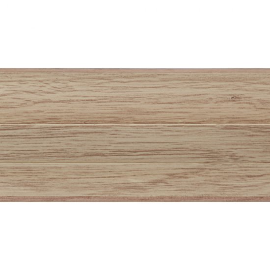 Плинтус ПВХ напольный Winart 47 мм королевский белый 2500 мм S-профиль с кабель-каналом