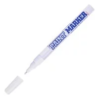 Маркер лаковый для промышленной графики MunHwa Paint Marker Slim белый грифель 2 мм
