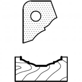 Профильный нож для фасадов для 1473231212 ROTIS T82305