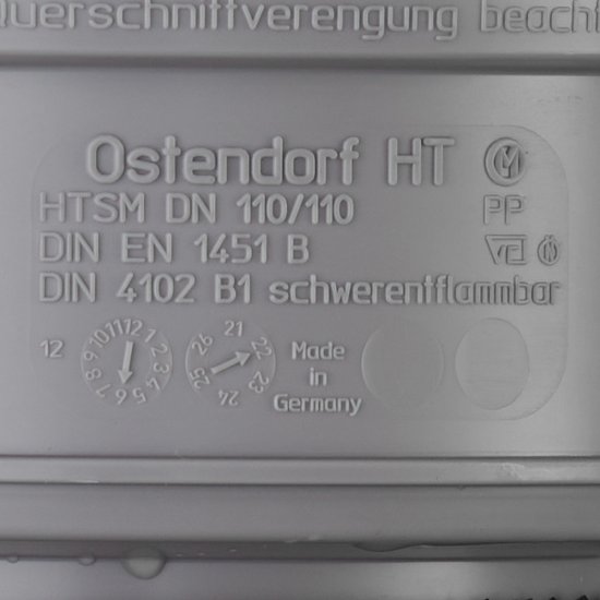 Муфта Ostendorf HTSM d110 мм пластиковая для внутренней канализации (115750)