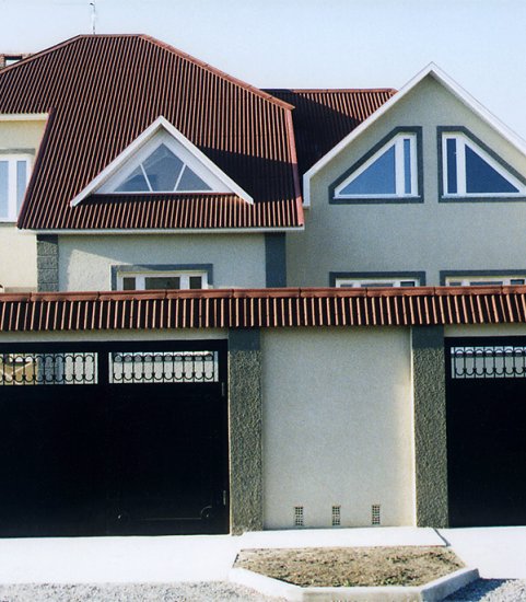 Ендова Ондулин коричневая 1 м