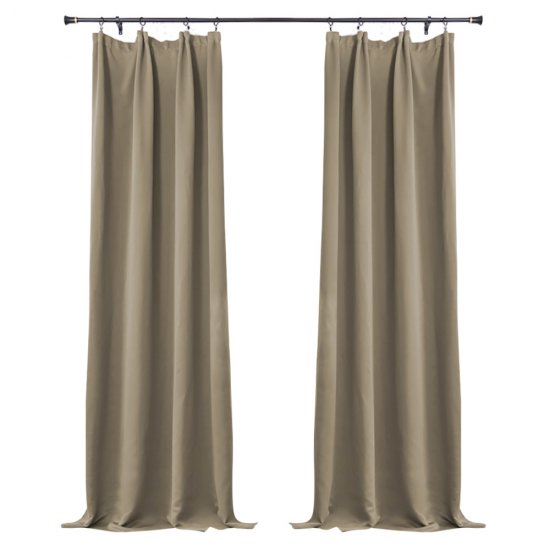 Штора димаут латте 150х270 см Casa Conforte Блэкаут (2 шт.) (6176920)