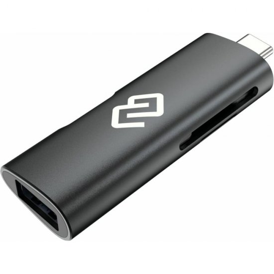 Устройство чтения карт памяти DIGMA Type C CR-CU2522-G серый