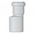 Переходник Pro Aqua Stilte Plus d40х58 мм пластиковый эксцентрический шумопоглощающий для внутренней канализации