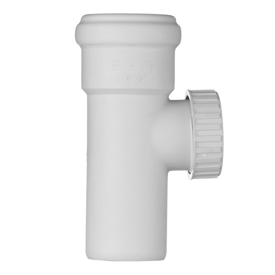 Ревизия Ostendorf SKRE d58 мм пластиковая бесшумная для внутренней канализации (332600)