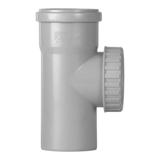 Ревизия Ostendorf HTRE d75 мм пластиковая для внутренней канализации (113600)