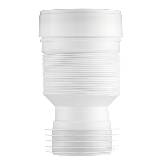 Слив для унитаза АНИ пласт d110 мм пластиковый гофрированный для внутренней канализации (K828)