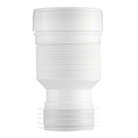 Слив для унитаза АНИ пласт d110 мм пластиковый гофрированный для внутренней канализации (K828)