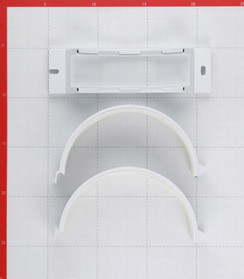 Держатель для круглых воздуховодов Era с уплотнителем пластиковый d125 мм