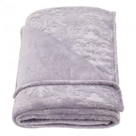 Плед 200х220 см Belezza Кристалл микрофибра фиолетовый