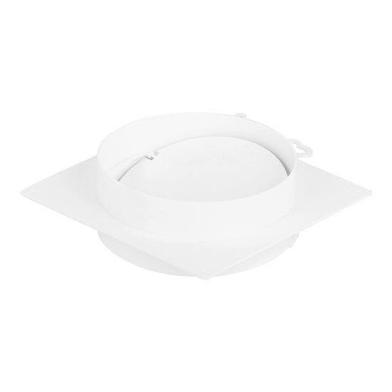 Соединитель для круглых воздуховодов ERA с накладной пластиной с обратным клапаном пластиковый d150 мм