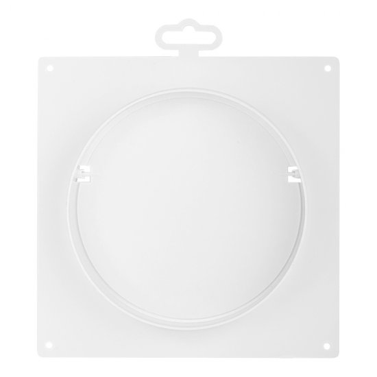 Соединитель для круглых воздуховодов ERA с накладной пластиной с обратным клапаном пластиковый d150 мм