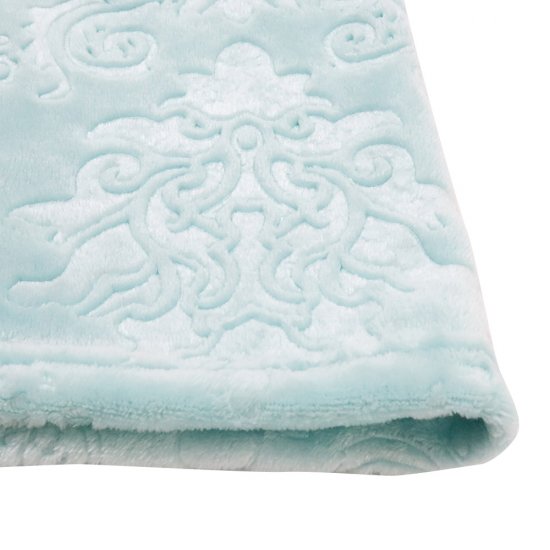 Плед 200х220 см Belezza Кристалл микрофибра голубой