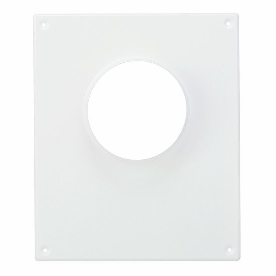 Площадка торцевая ERA с фланцем d100 мм металлическая