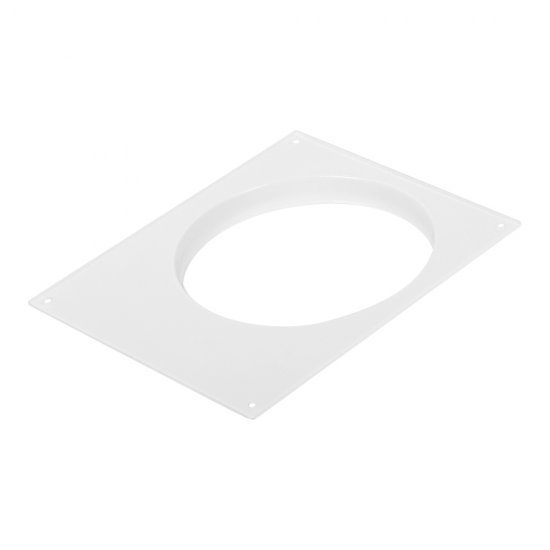 Площадка торцевая ERA с фланцем d160 мм металлическая