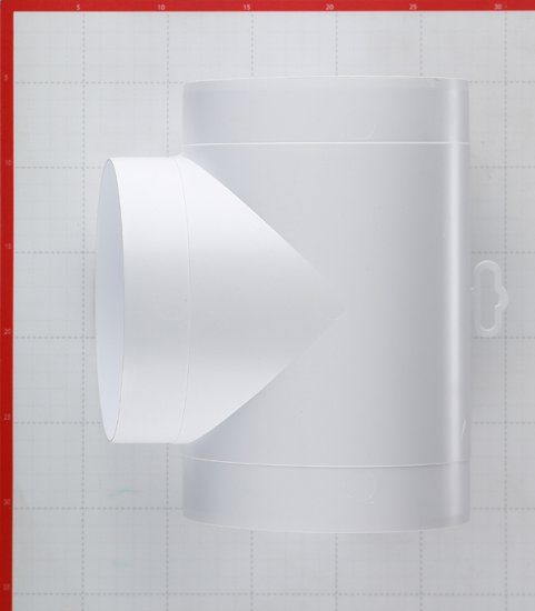 Тройник для круглых воздуховодов ERA пластиковый d160 мм 90°