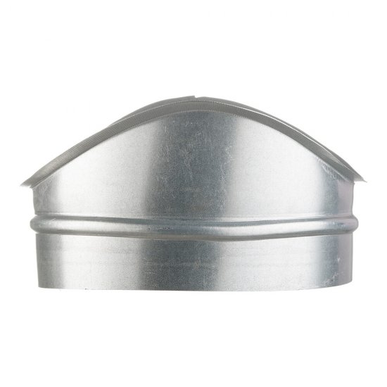 Врезка для круглых воздуховодов d200х160 мм оцинкованная