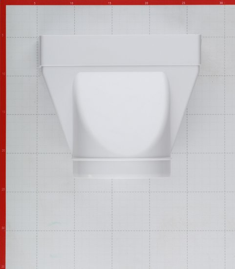 Соединитель эксцентриковый пластиковый для плоских воздуховодов 60х204 мм с круглыми d125 мм