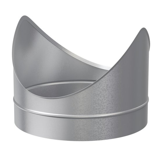 Врезка для круглых воздуховодов d315х315 мм оцинкованная